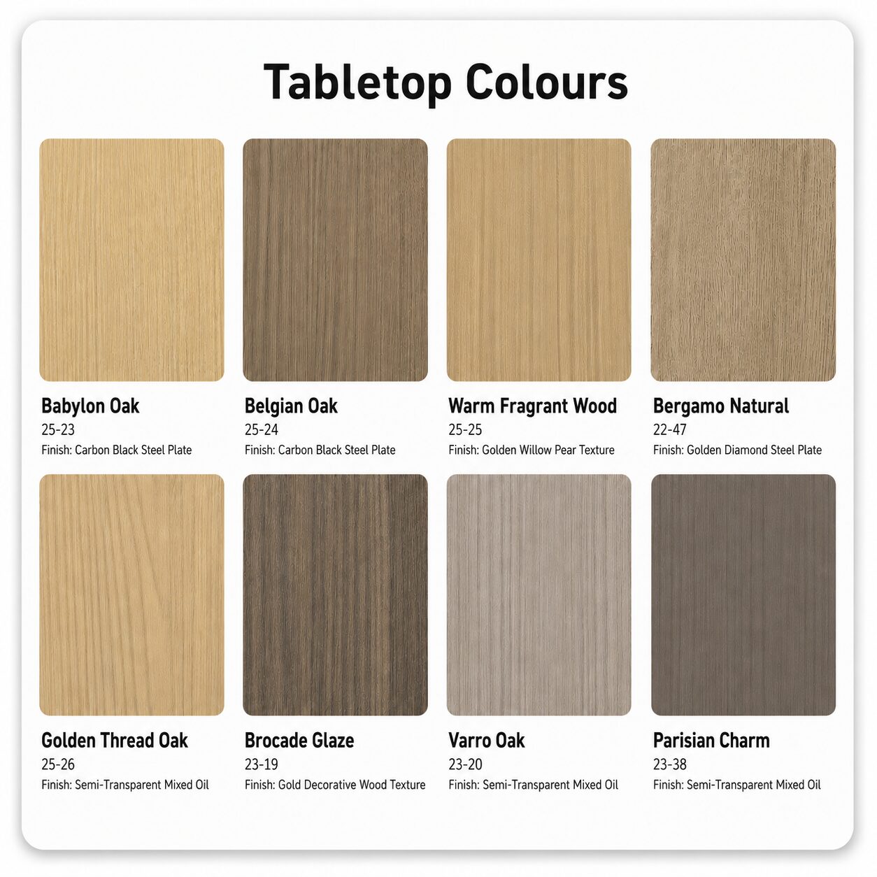 Partition Workstation top colour