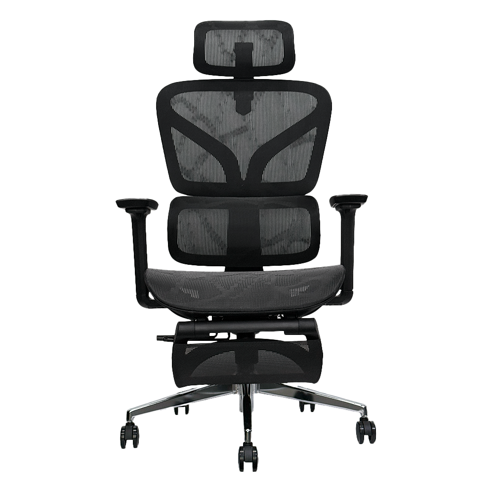 U5FB-Black FlexiComfort Full Mesh Ergonomic Chair (U5)