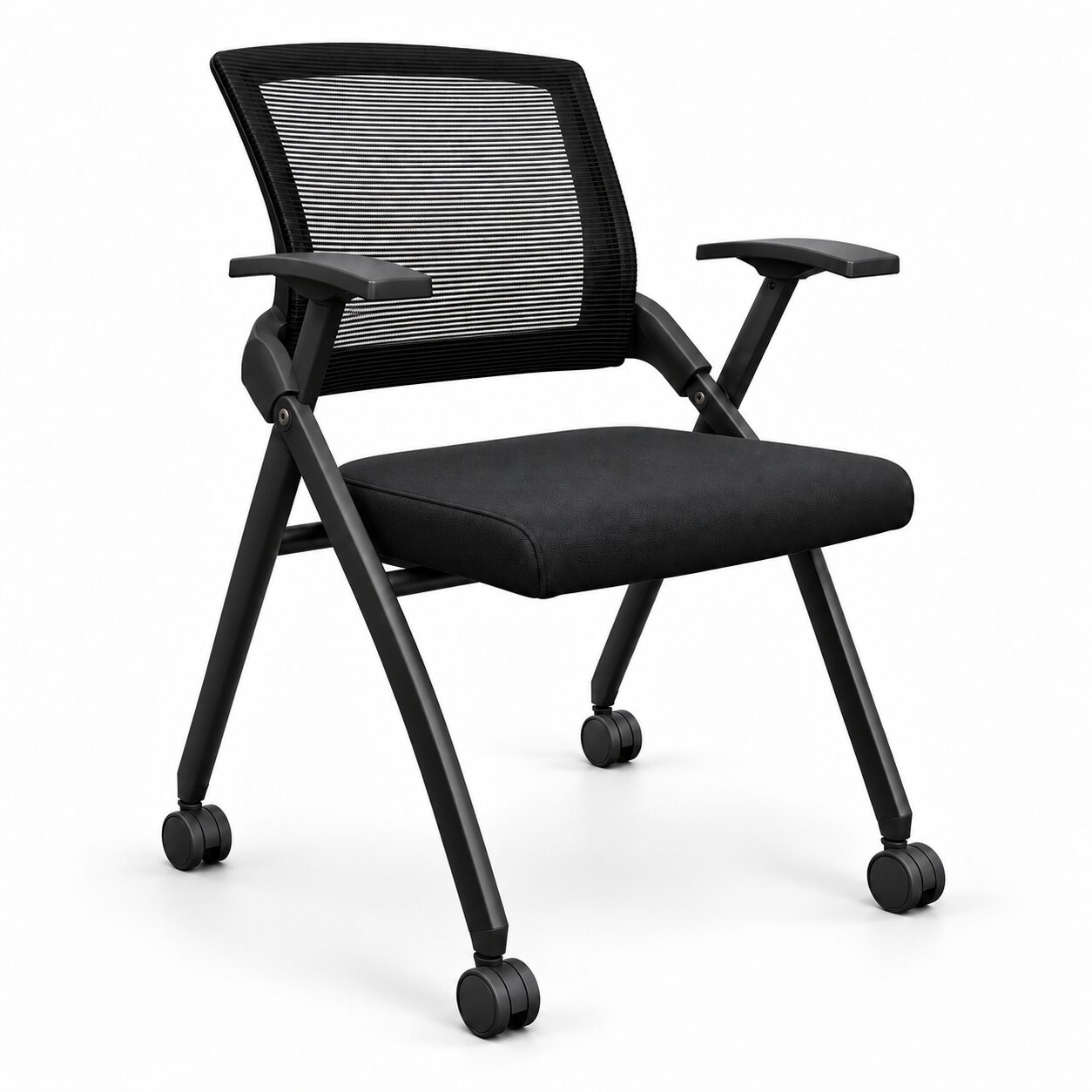Office Chair – Essential Foldable Chair with Castor Wheels (U66)